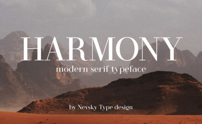 HARMONY Typeface